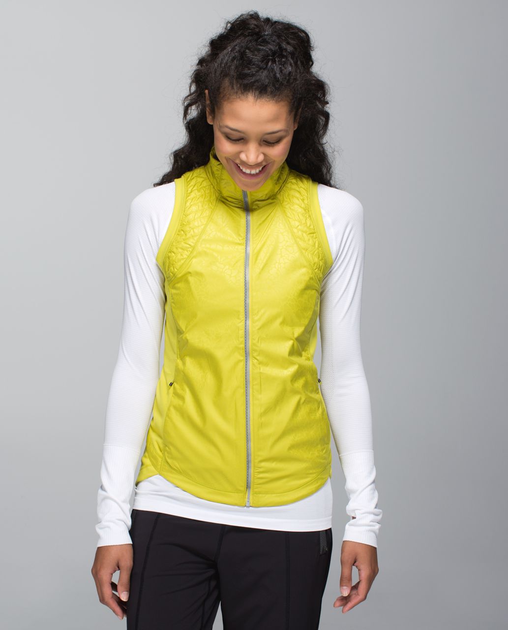 Lululemon Rebel Runner Vest - Petal Camo Embossed Almost Pear / Heathered Slate / Almost Pear