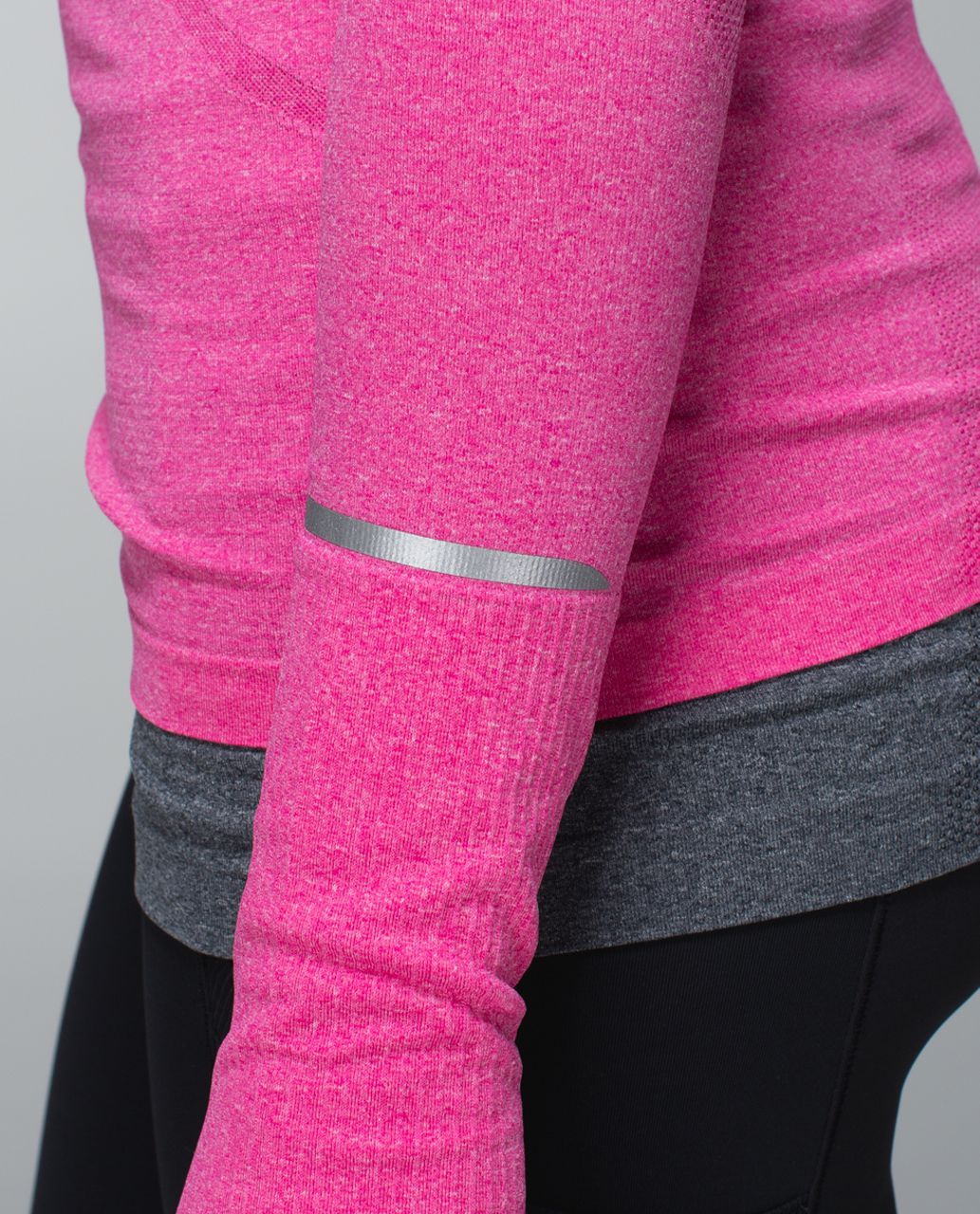 Lululemon Run:  Swiftly Tech 1/2 Zip - Heathered Jewelled Magenta