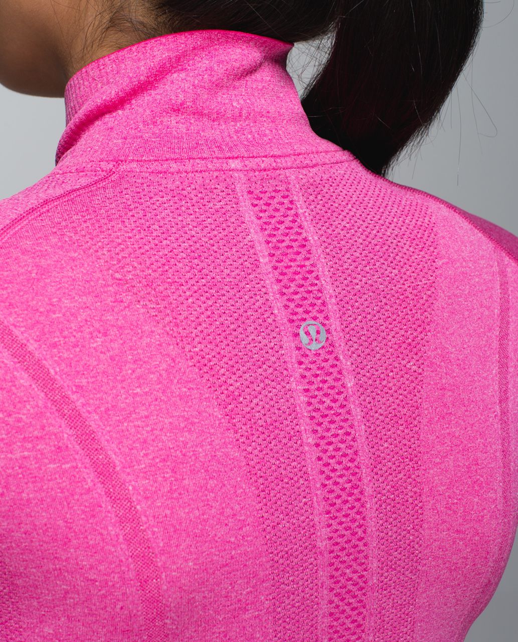 Lululemon Run:  Swiftly Tech 1/2 Zip - Heathered Jewelled Magenta