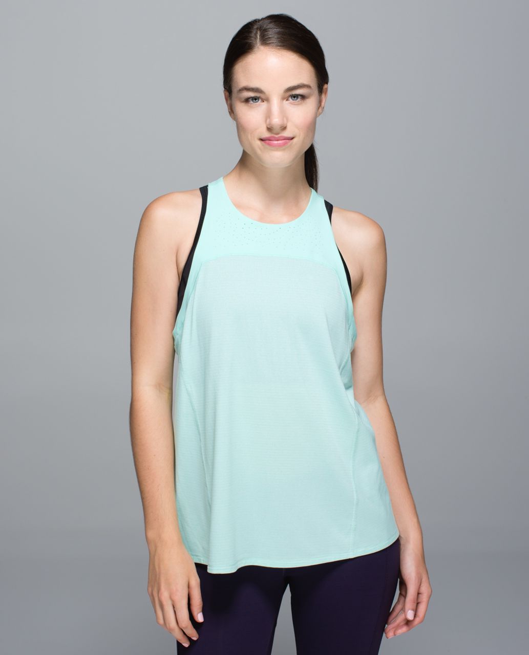 Lululemon Clip-In Tank - Heathered Toothpaste /  Toothpaste