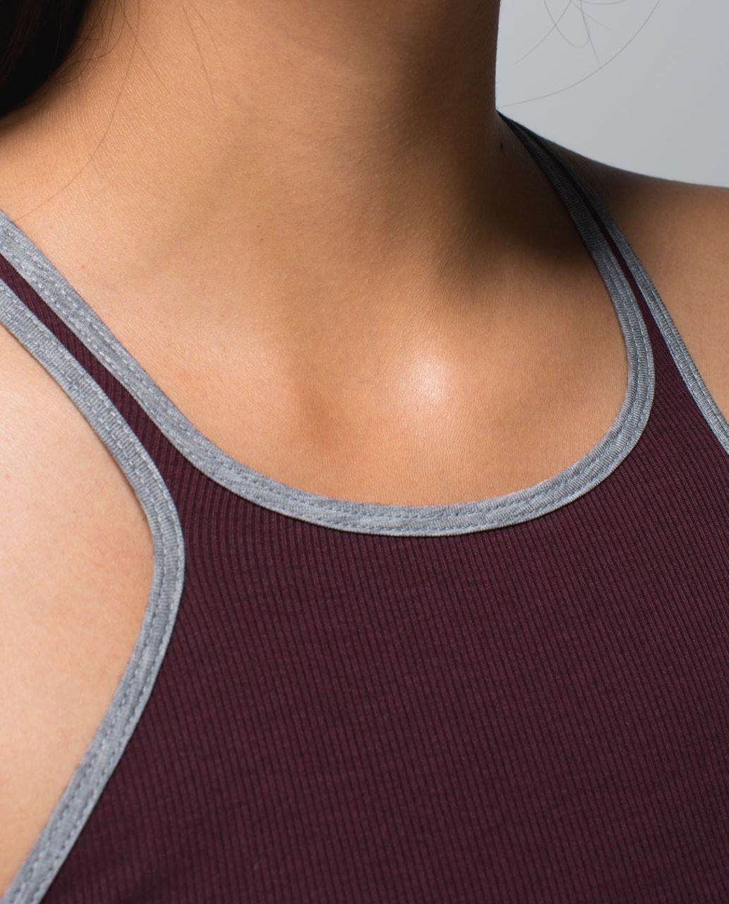 Lululemon Front & Centre Tank - Bordeaux Drama