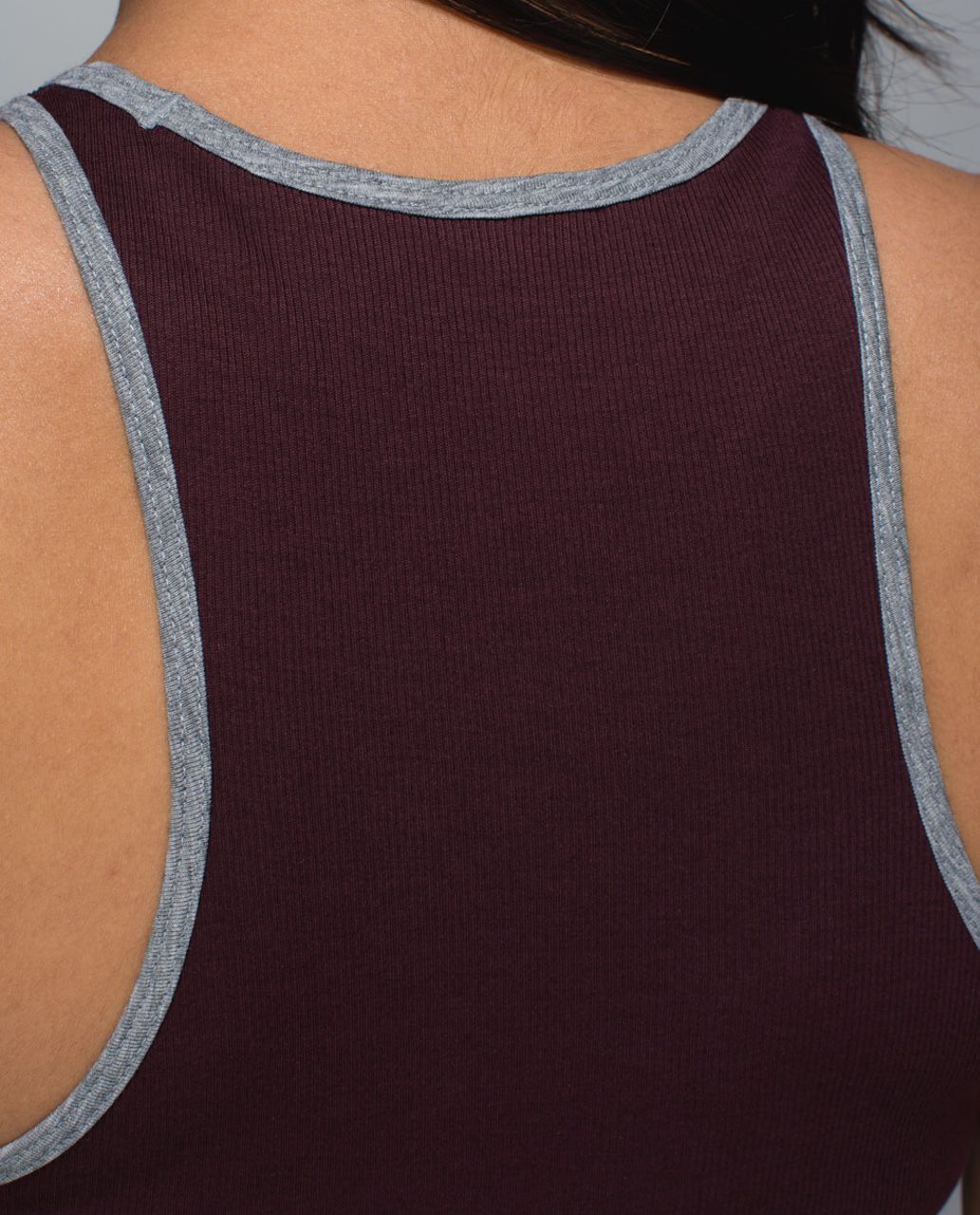 Lululemon Front & Centre Tank - Bordeaux Drama