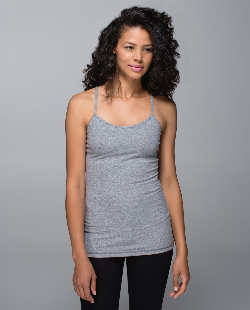 Lululemon Power Y Tank *Luon - Heathered Slate