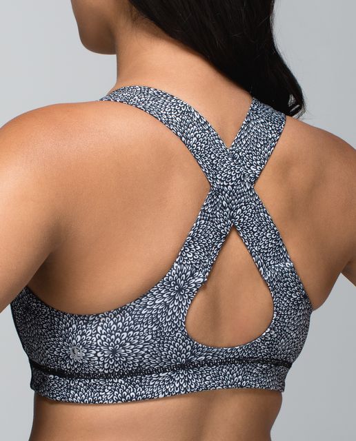 Lululemon All Sport Bra - Giant Herringbone Black Heathered