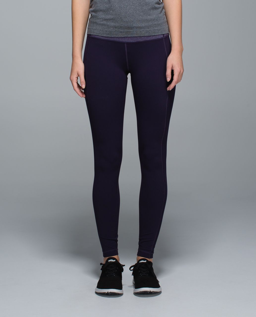 Lululemon Speed Tight ll *Full-On Luxtreme (Brushed) - Black Grape / Wee Stripe Black Grape Heathered Black Grape