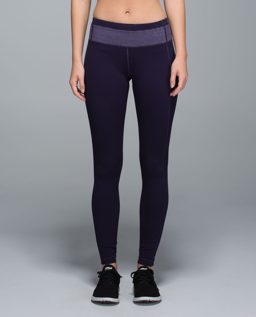 Lululemon Speed Tight ll *Full-On Luxtreme (Brushed) - Black Grape / Wee Stripe Black Grape Heathered Black Grape