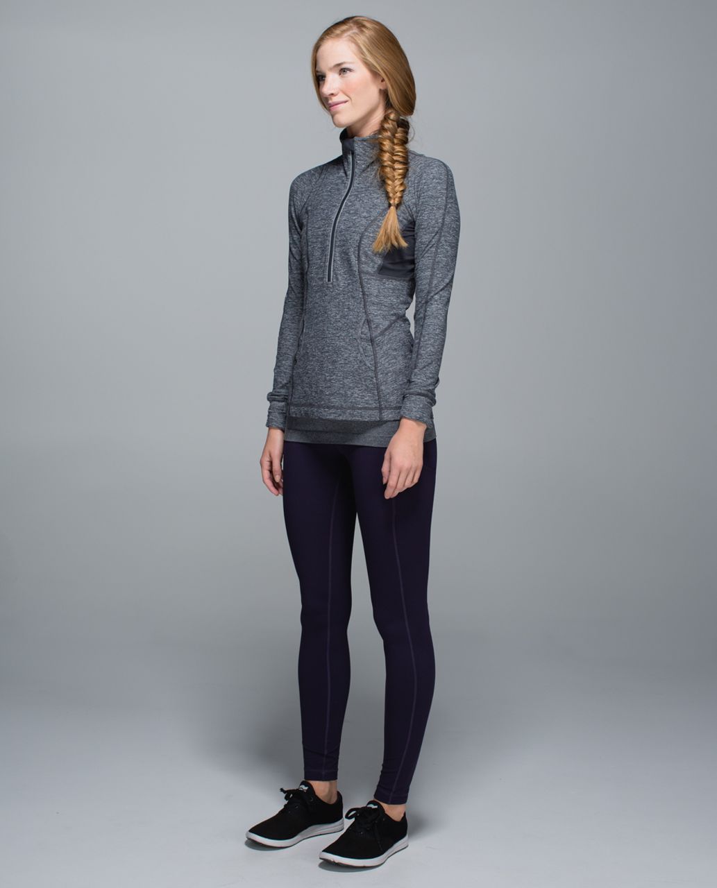 Lululemon Speed Tight ll *Full-On Luxtreme (Brushed) - Black Grape / Wee Stripe Black Grape Heathered Black Grape