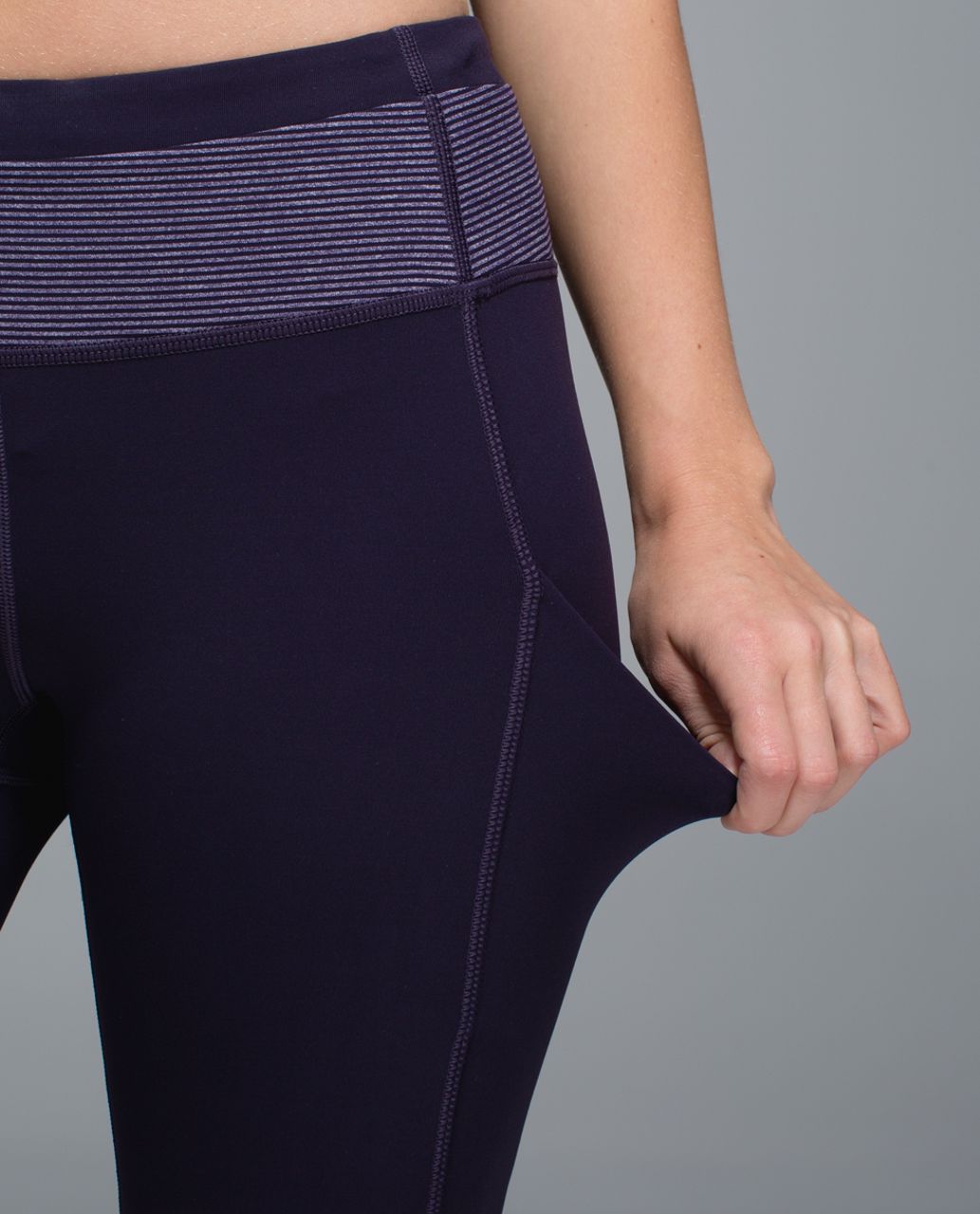 Lululemon Speed Tight ll *Full-On Luxtreme (Brushed) - Black Grape / Wee Stripe Black Grape Heathered Black Grape