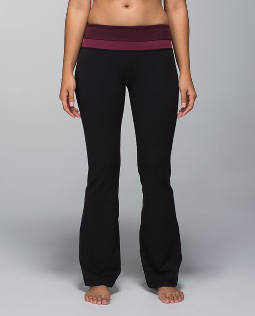 Lululemon Groove Super-High-Rise Flared Pant Nulu - Cayenne - lulu fanatics