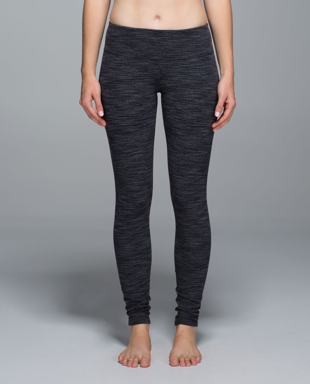 Lululemon Wunder Under Pant - Diamond Jacquard Space Dye Black Deep ...