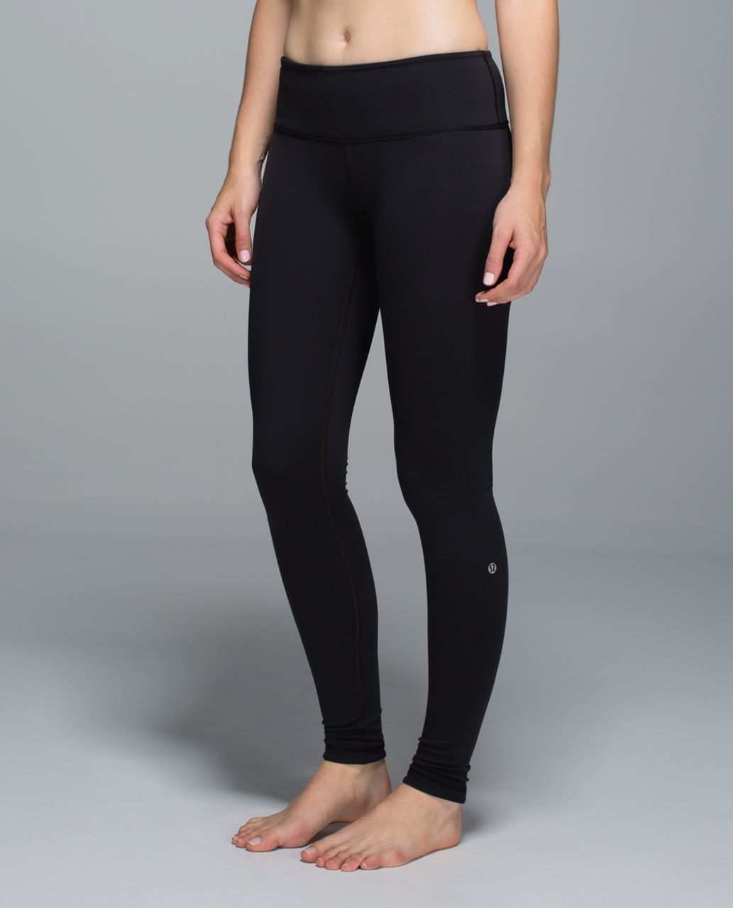 Lululemon Wunder Under Pant (Reversible) - Bark Chocolate / Black