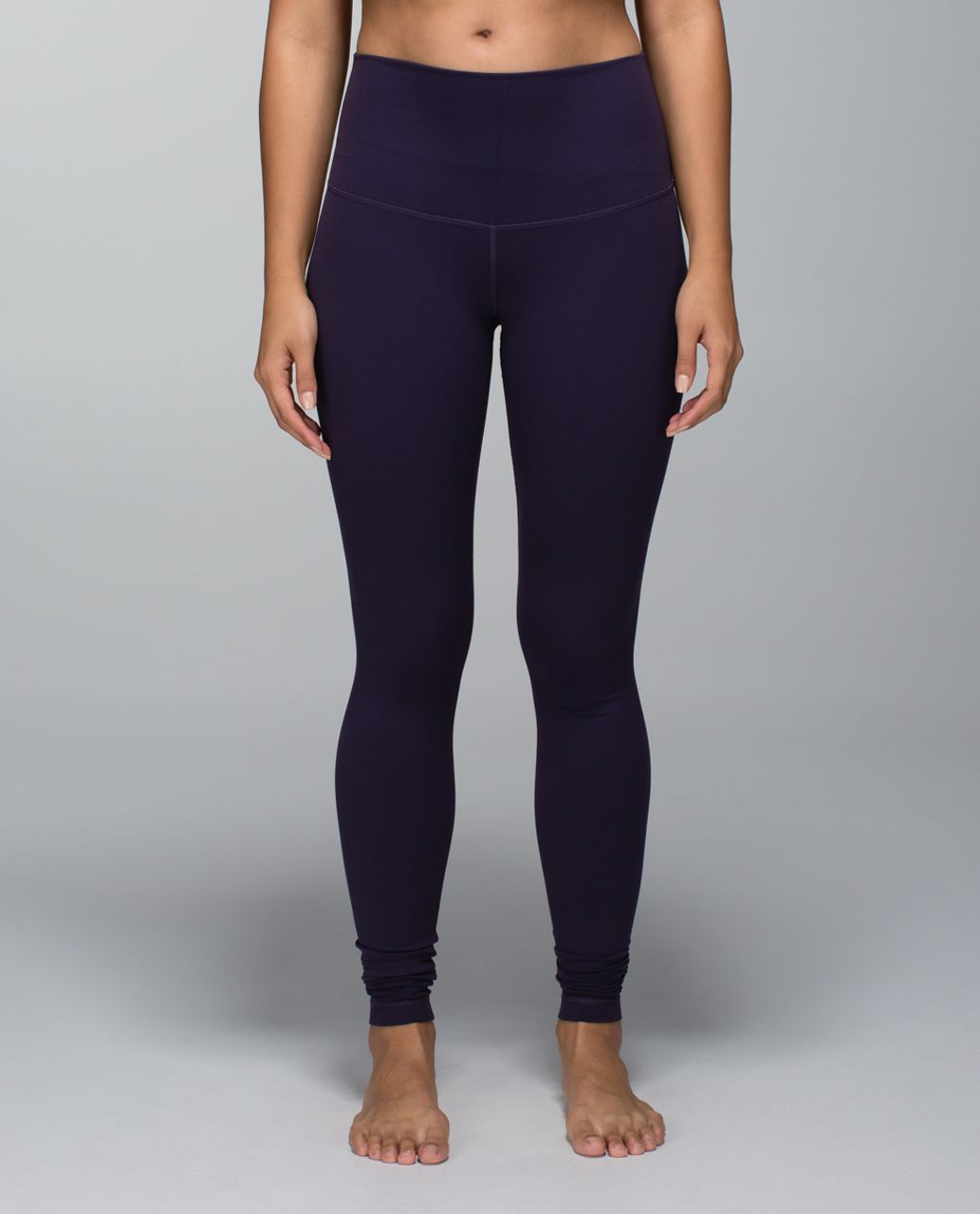 Lululemon Wunder Under Pant *Full-On Luon (Roll Down) - Black Grape