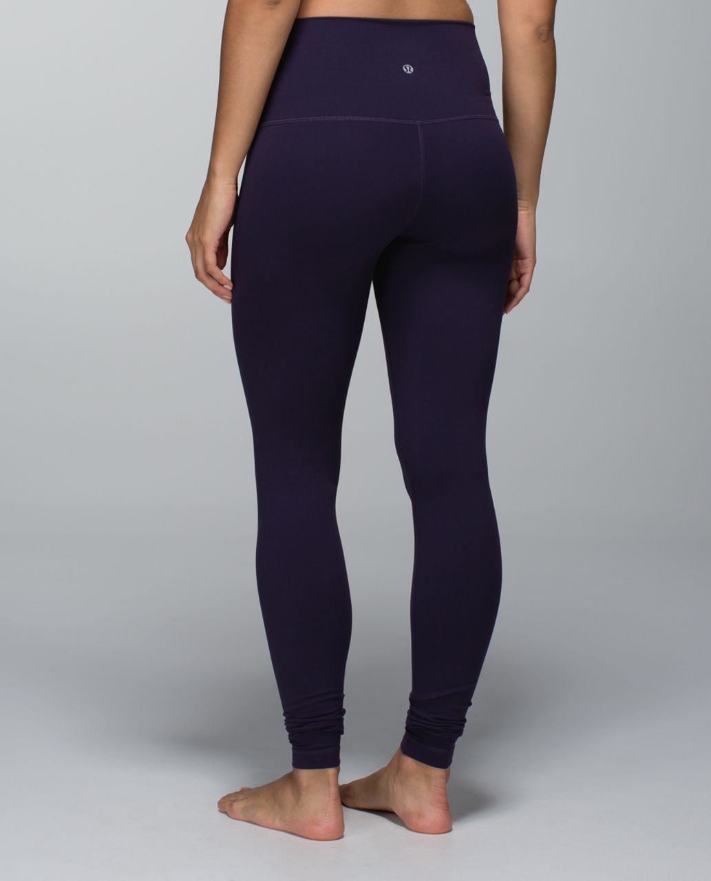 Lululemon Wunder Under Pant *Full-On Luon (Roll Down) - Heat Wave White  Black - lulu fanatics