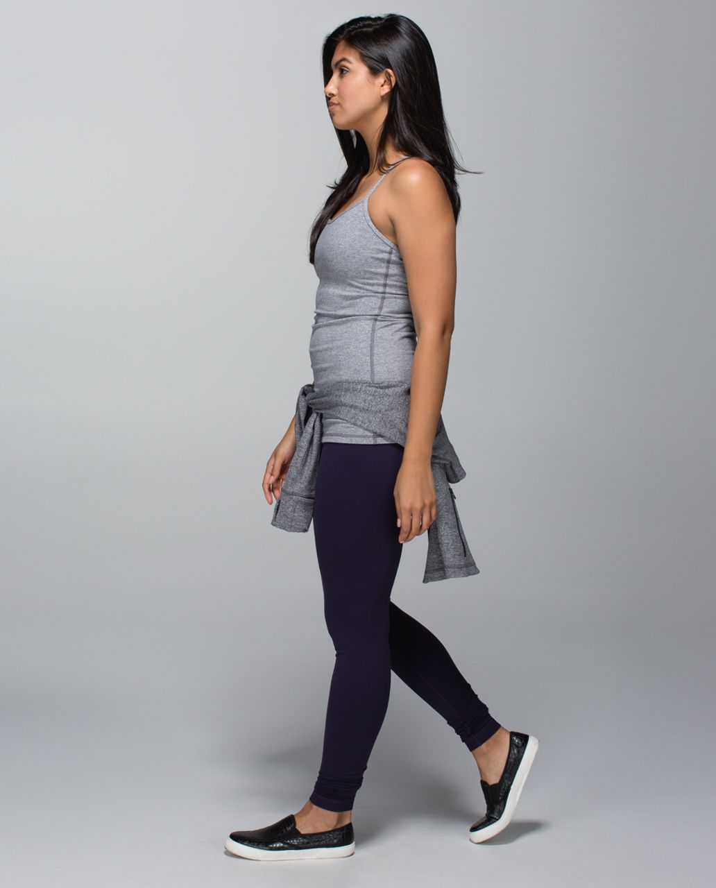 Lululemon Wunder Under Pant *Full-On Luon (Roll Down) - Black Grape