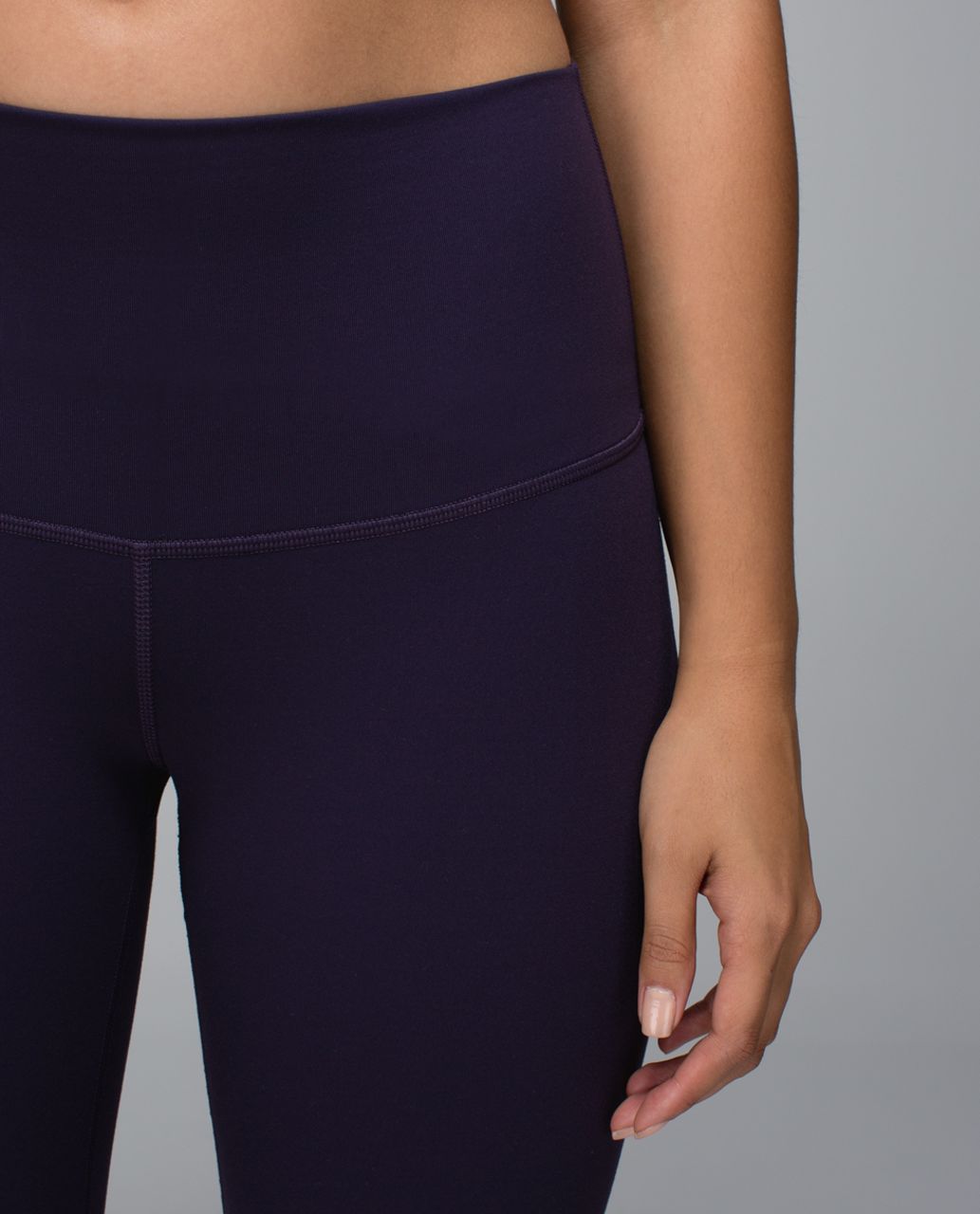 Lululemon Wunder Under Pant *Full-On Luon (Roll Down) - Black Grape