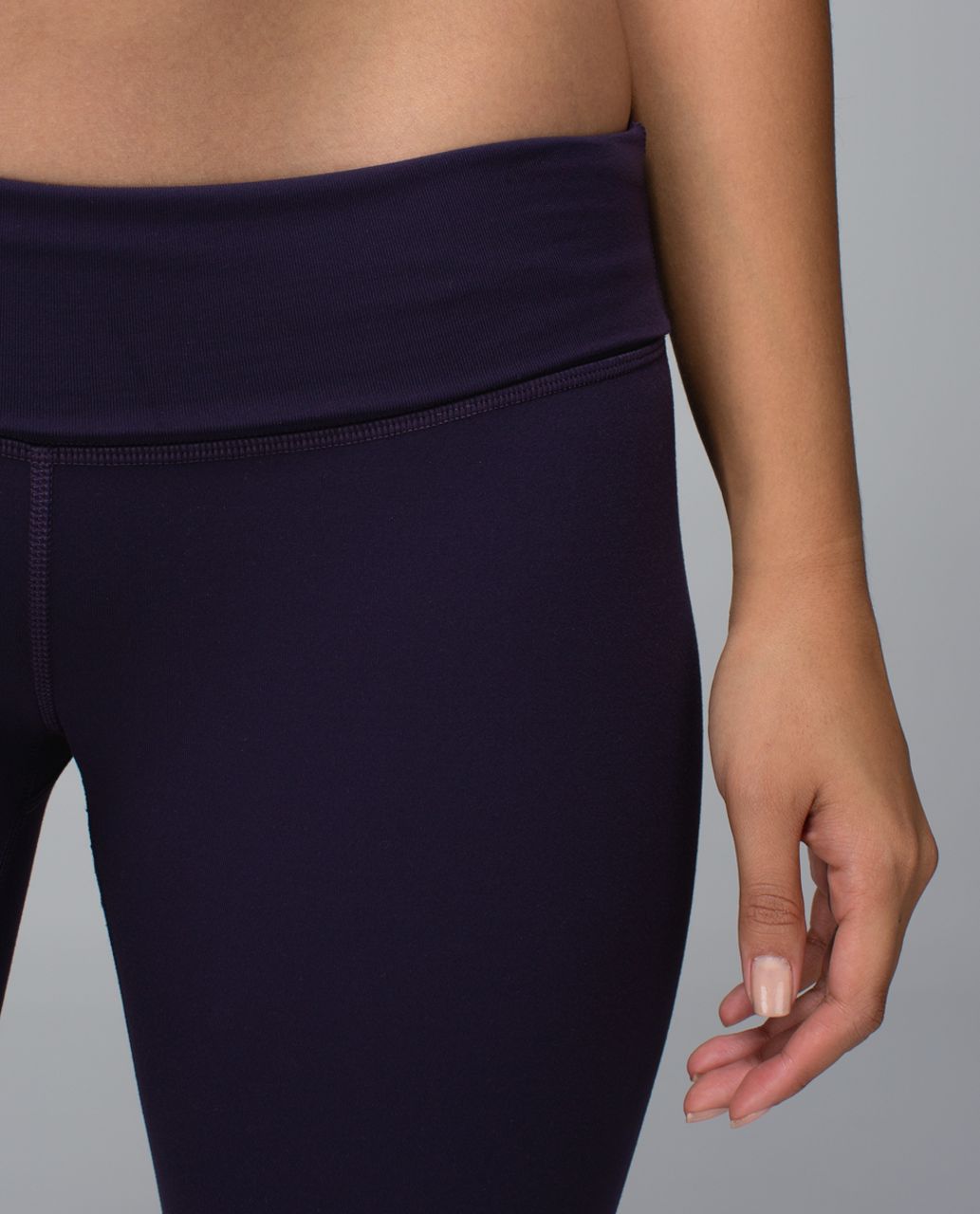 Lululemon Wunder Under Pant *Full-On Luon (Roll Down) - Black Grape