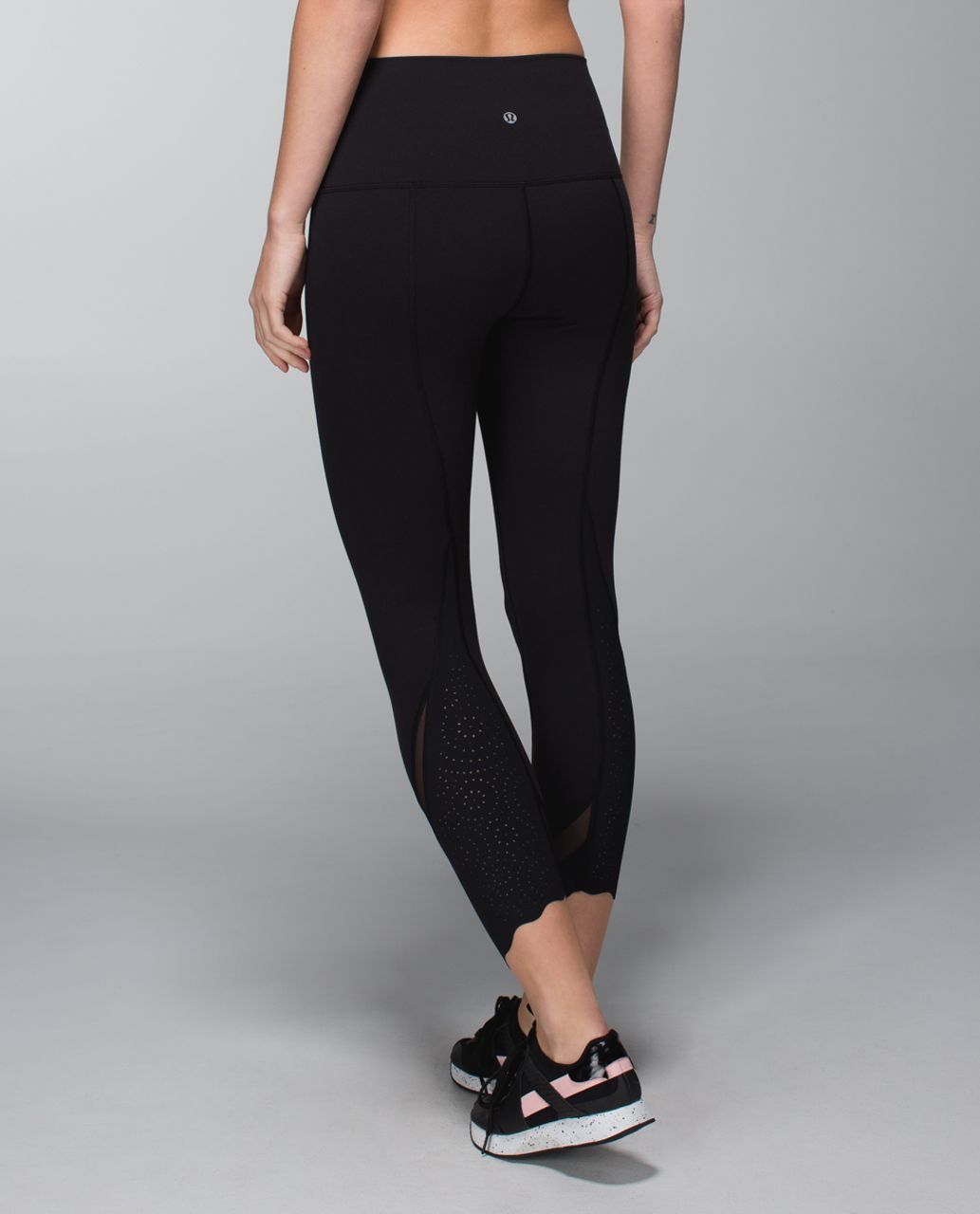 Lululemon Wunder Under Pant *Laser-Cut (Roll Down) (First Release) - Black