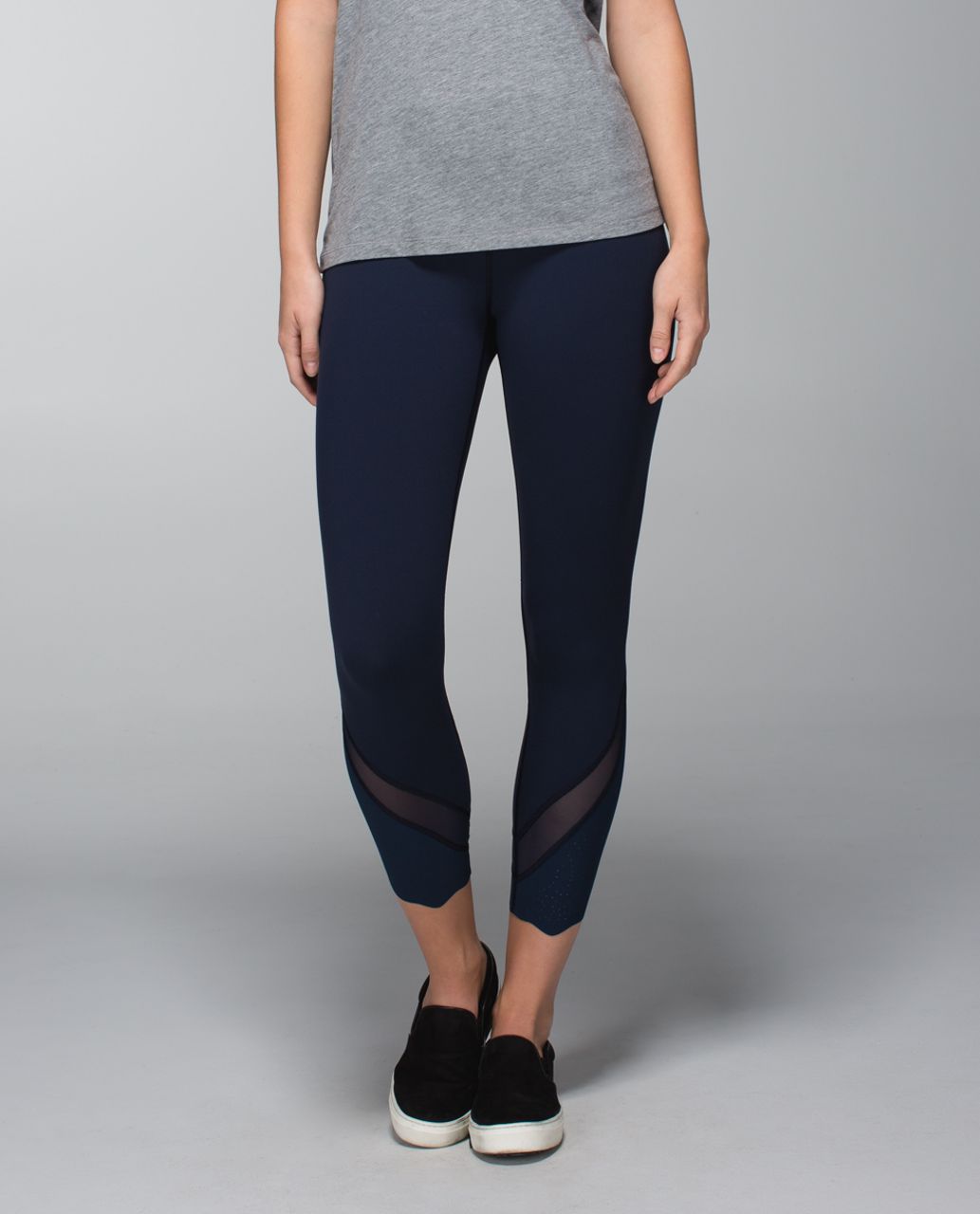 Lululemon Wunder Under Pant *Laser-Cut (Roll Down) - Inkwell - lulu  fanatics