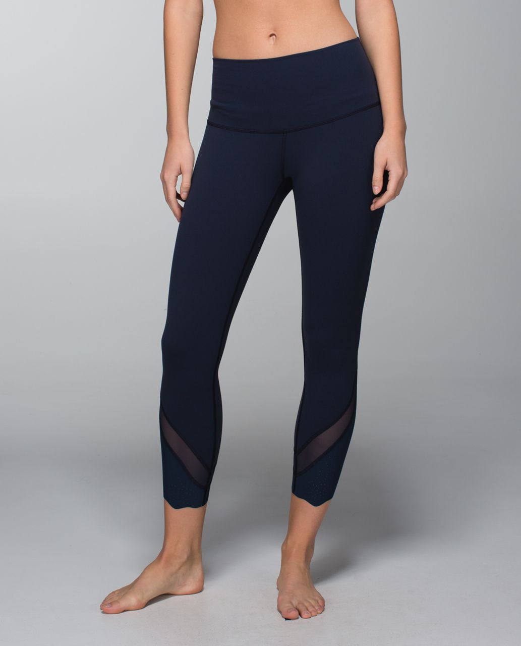 Lululemon Wunder Under Pant *Laser-Cut (Roll Down) - Inkwell - lulu  fanatics