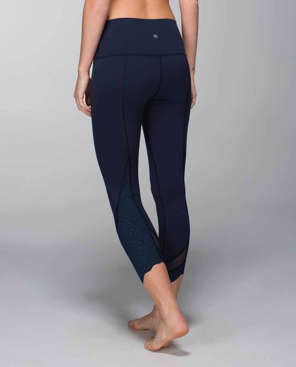 Lululemon Wunder Under Pant *Laser-Cut (Roll Down) - Inkwell - lulu  fanatics