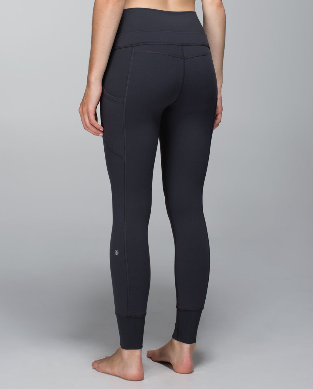 Lululemon En Route Crop *Full-On Luon - Deep Coal