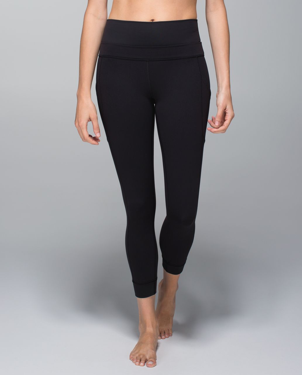 Lululemon Lululemon En Route Crop Leggings Womens 8 Full-On Luon Black