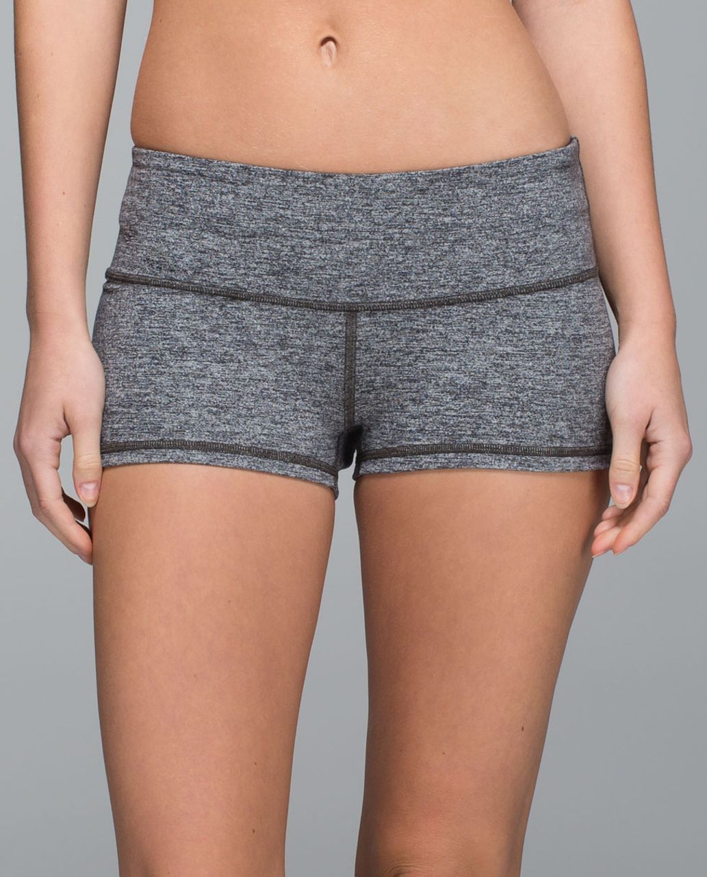 Lululemon Boogie Short - Heathered Deep Coal /  Deep Coal