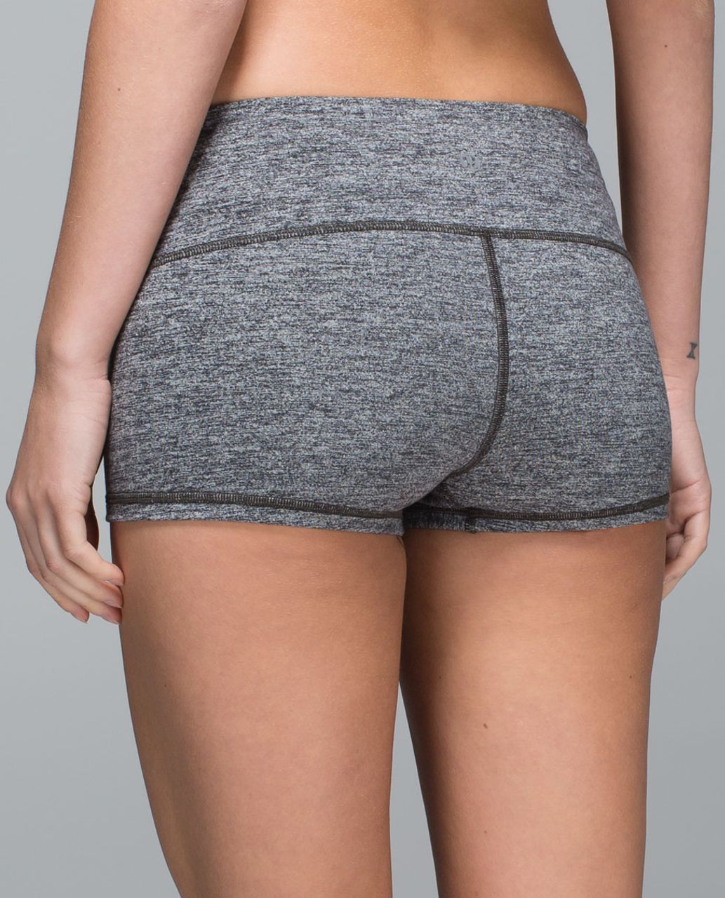 Lululemon Boogie Short - Heathered Deep Coal /  Deep Coal