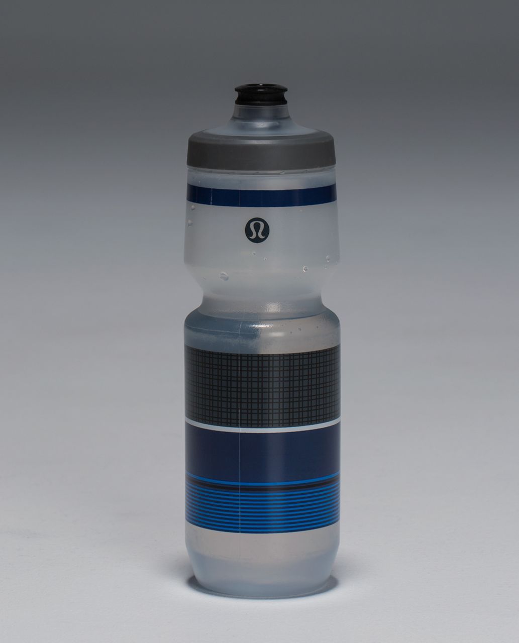 Lululemon Purist Cycling Water Bottle - Plaid Deep Coal
