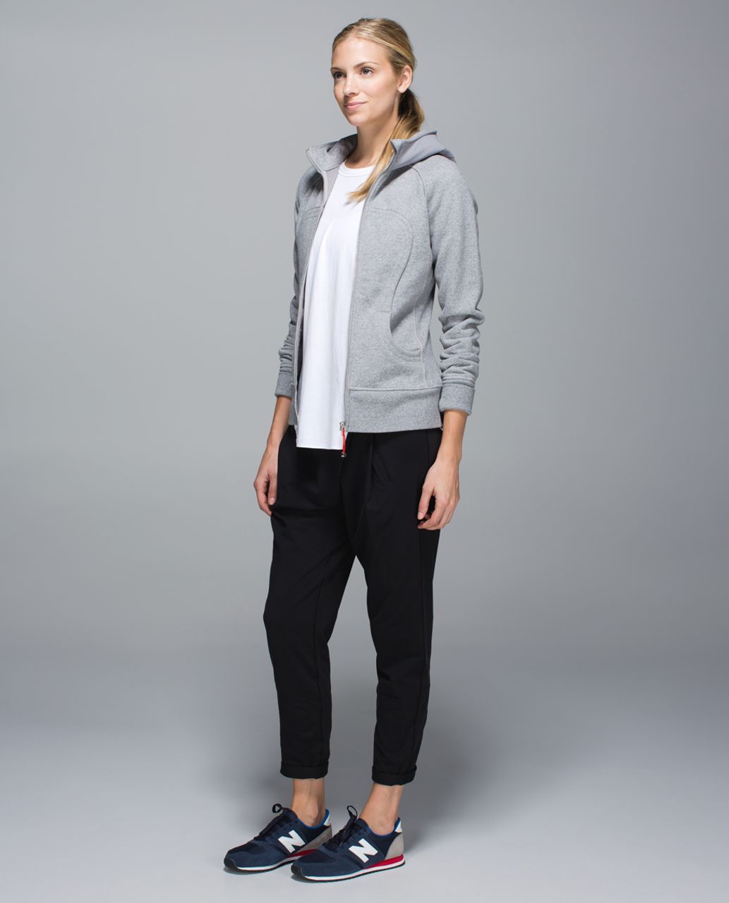 Lululemon Scuba Hoodie II - Heathered Speckled Medium Grey