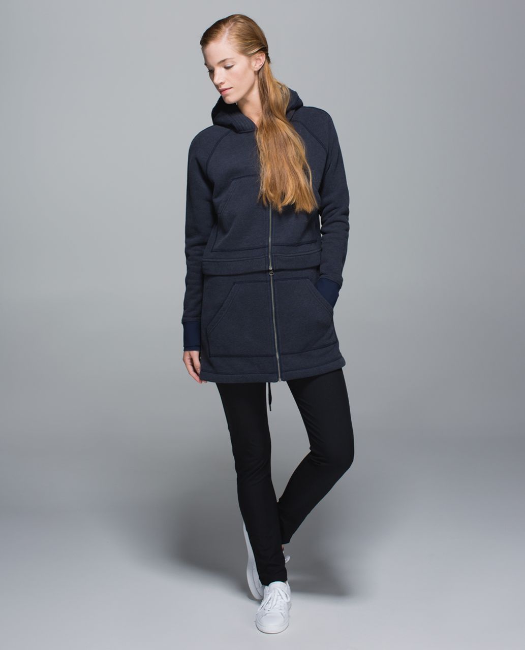 Lululemon Long & Short Of It Jacket - Heathered Inkwell / Inkwell