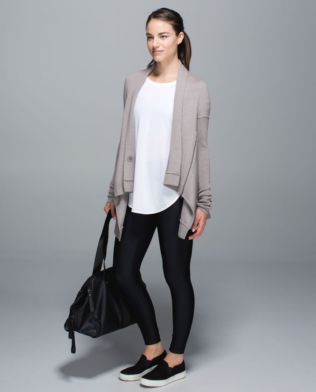 Lululemon Wrap It Up Sweater - Heathered Storm Grey