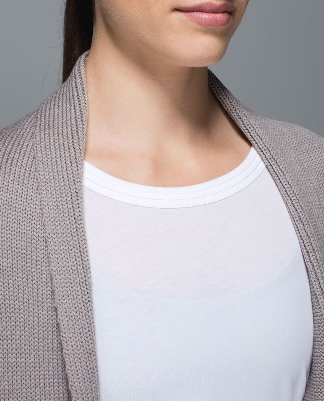 Lululemon Wrap It Up Sweater - Heathered Storm Grey