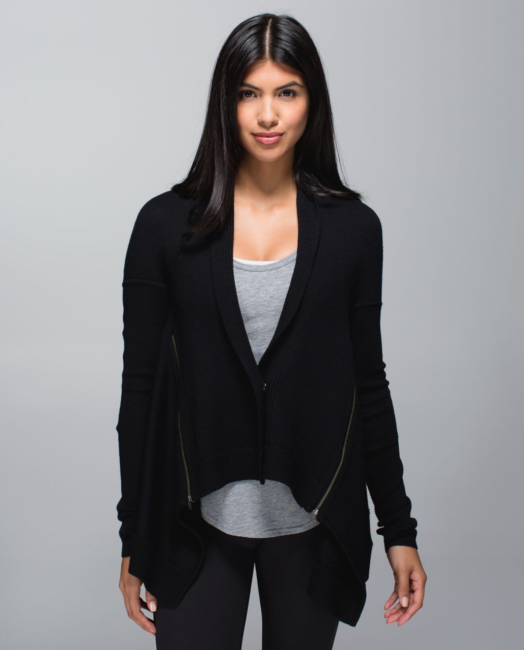 Lululemon Wrap It Up Sweater - Black (First Release) - lulu fanatics