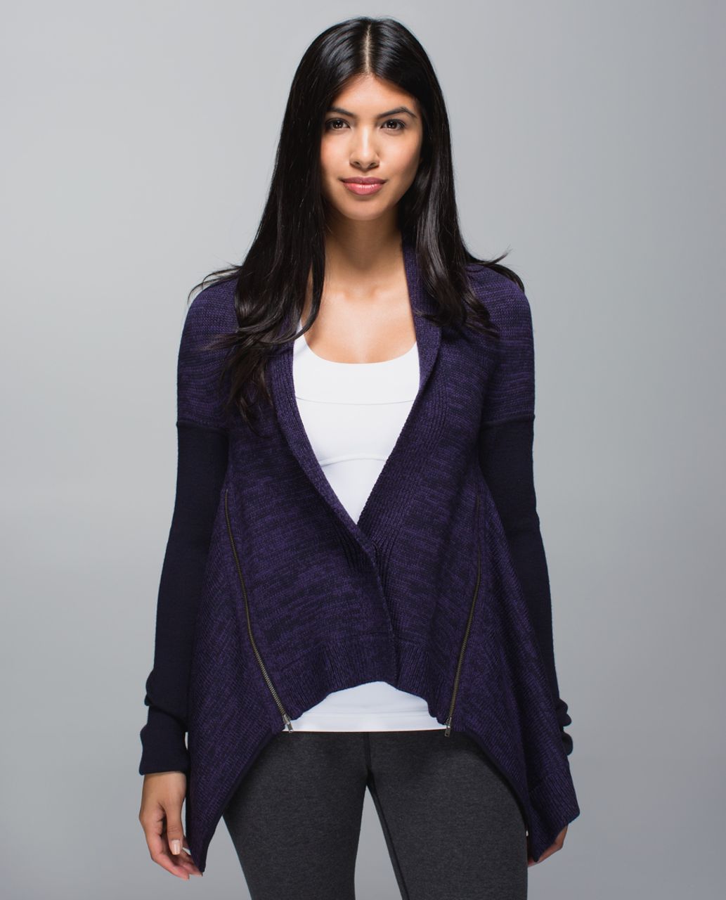 Lululemon Wrap It Up Sweater - Black Grape / Going Grape