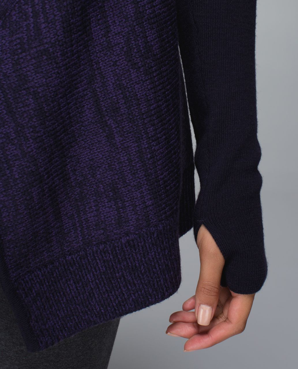 Lululemon Wrap It Up Sweater - Black Grape / Going Grape