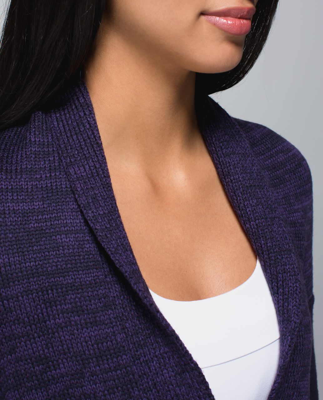 Lululemon Wrap It Up Sweater - Black Grape / Going Grape