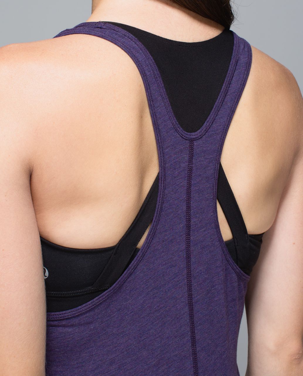 Lululemon Torque Tank - Heathered Black Grape