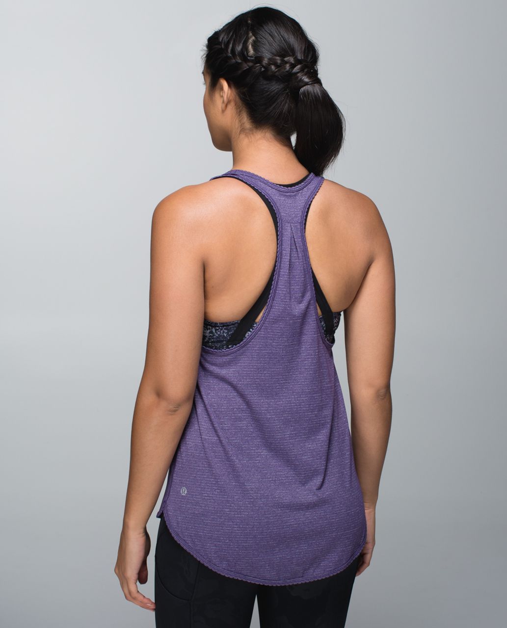 EUC Lululemon 105 Singlet Black Grape sz 2 Tank Top