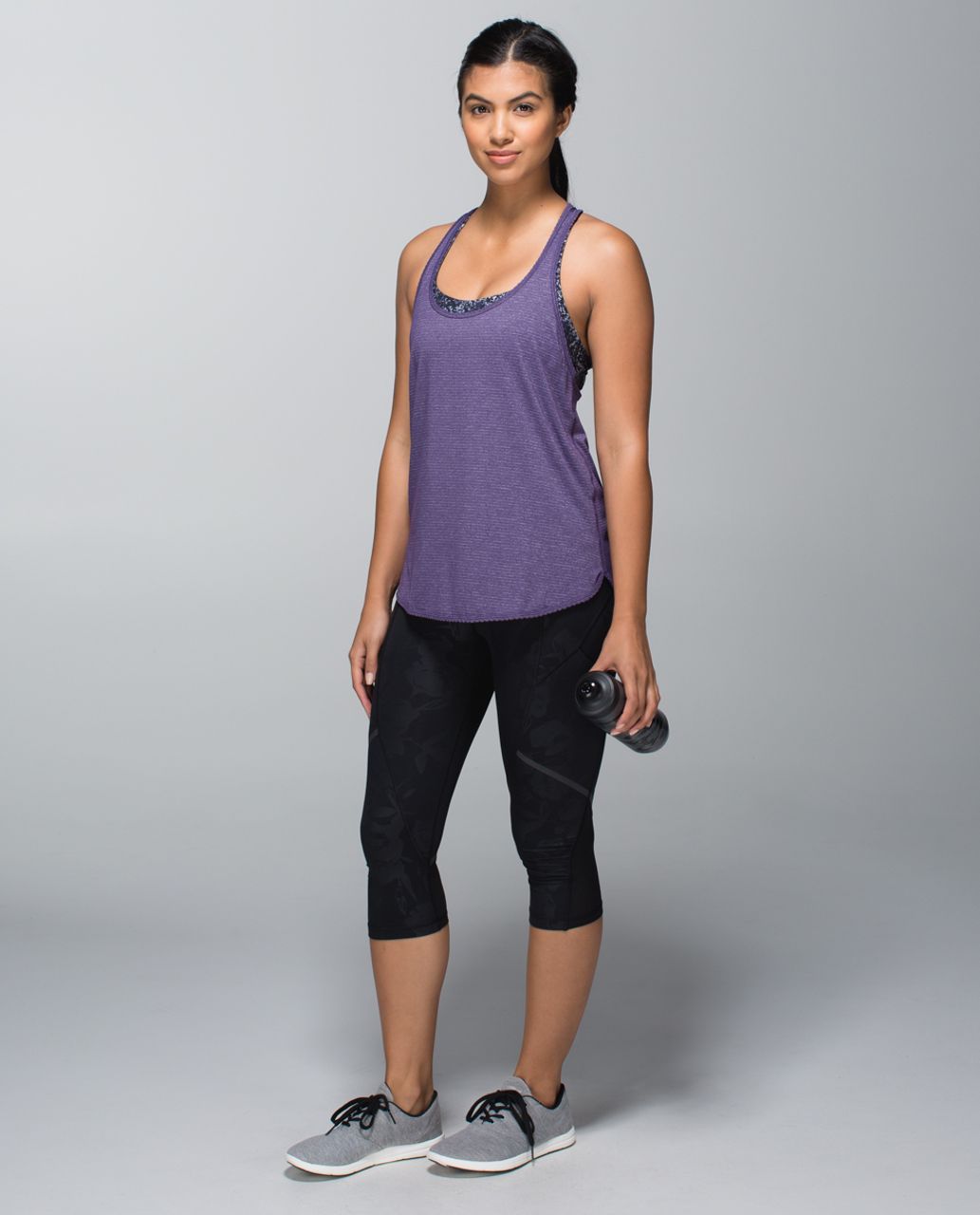 Lululemon 105 F Singlet - Heathered Going Grape