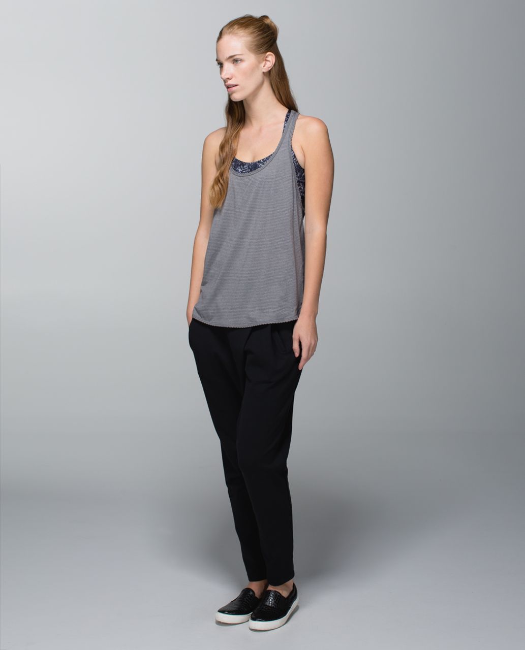 Lululemon 105 F Singlet - Heathered Slate