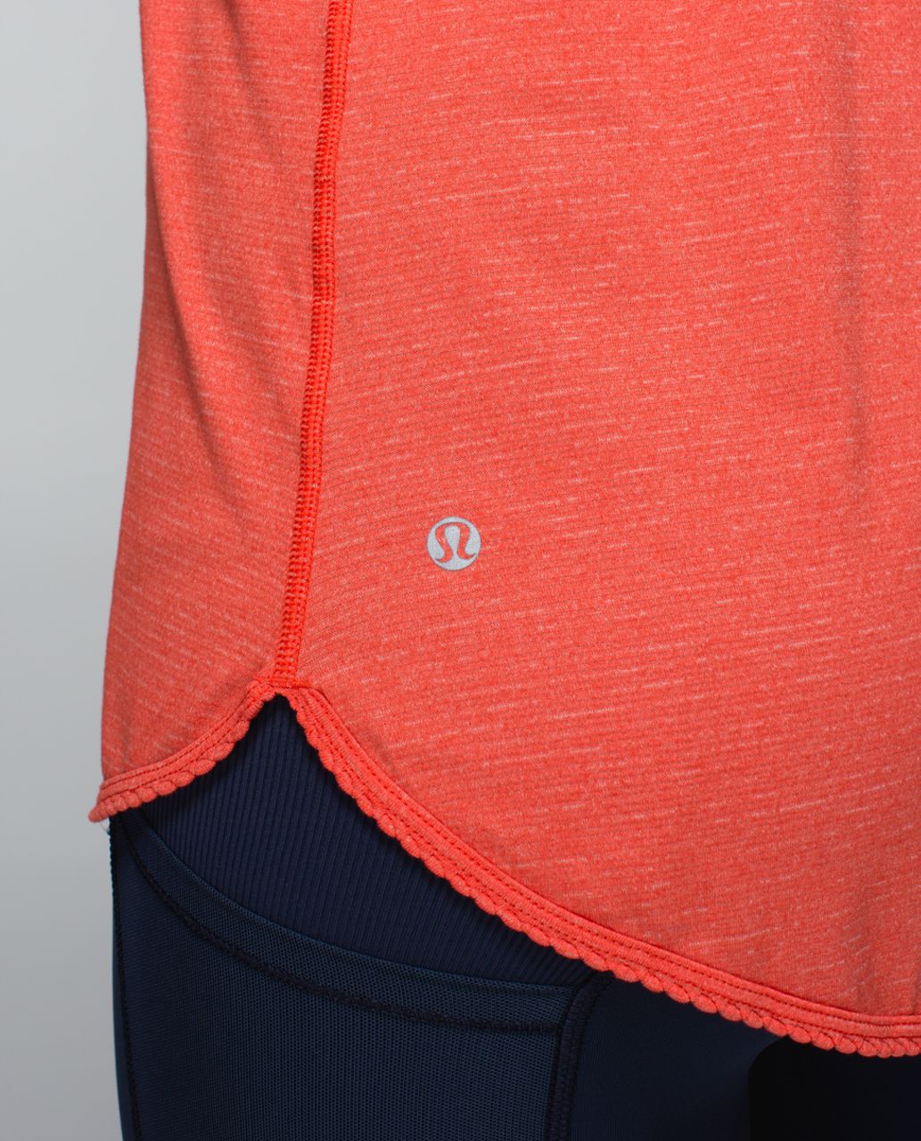 Lululemon 105 F Singlet - Heathered Flaming Tomato