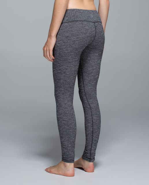 Lululemon Wunder Under Pant - Narrow Bold Stripe Black Angel Wing ...