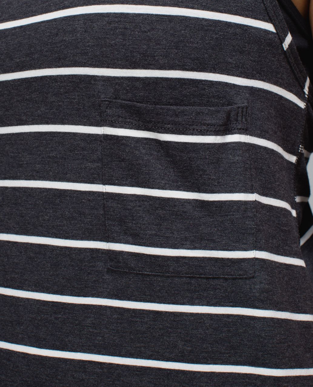 Lululemon Yogi Racerback - Cayman Stripe Heathered Black Ghost