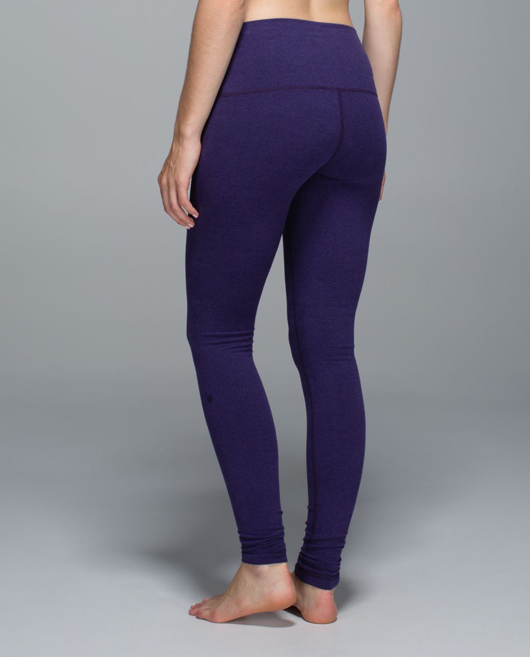 Lululemon Wunder Under Pant III - Luon Metallic Lumatrix Heathered Deep Coal  Silver - lulu fanatics