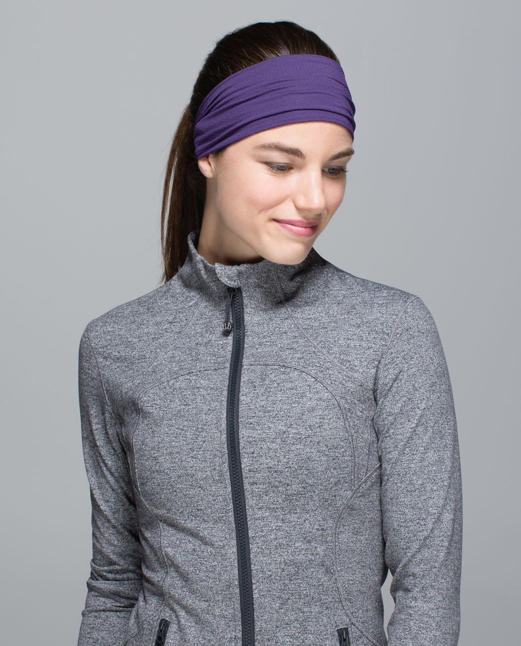 Lululemon Bang Buster Headband *Mesh - Going Grape