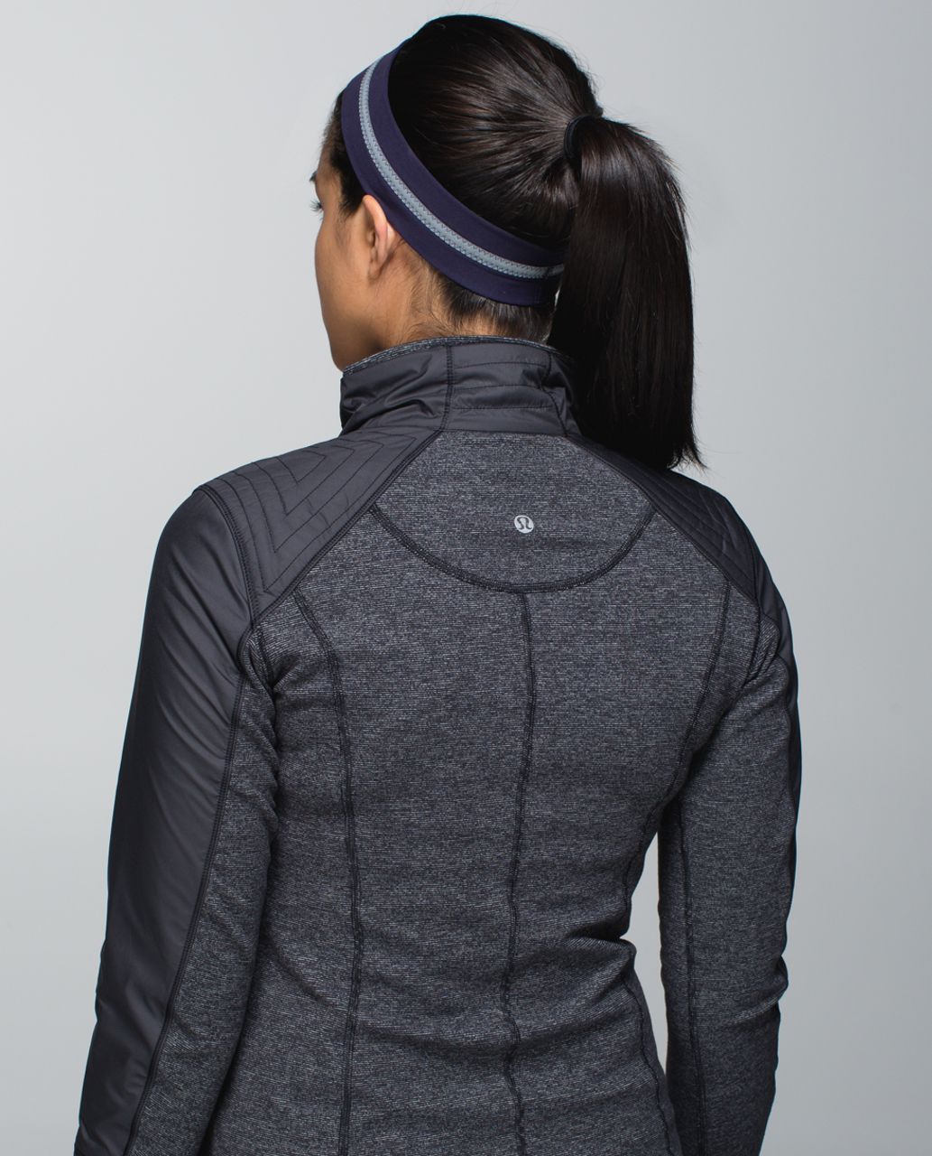 Lululemon Fly Away Tamer Headband *Reflective - Black Grape