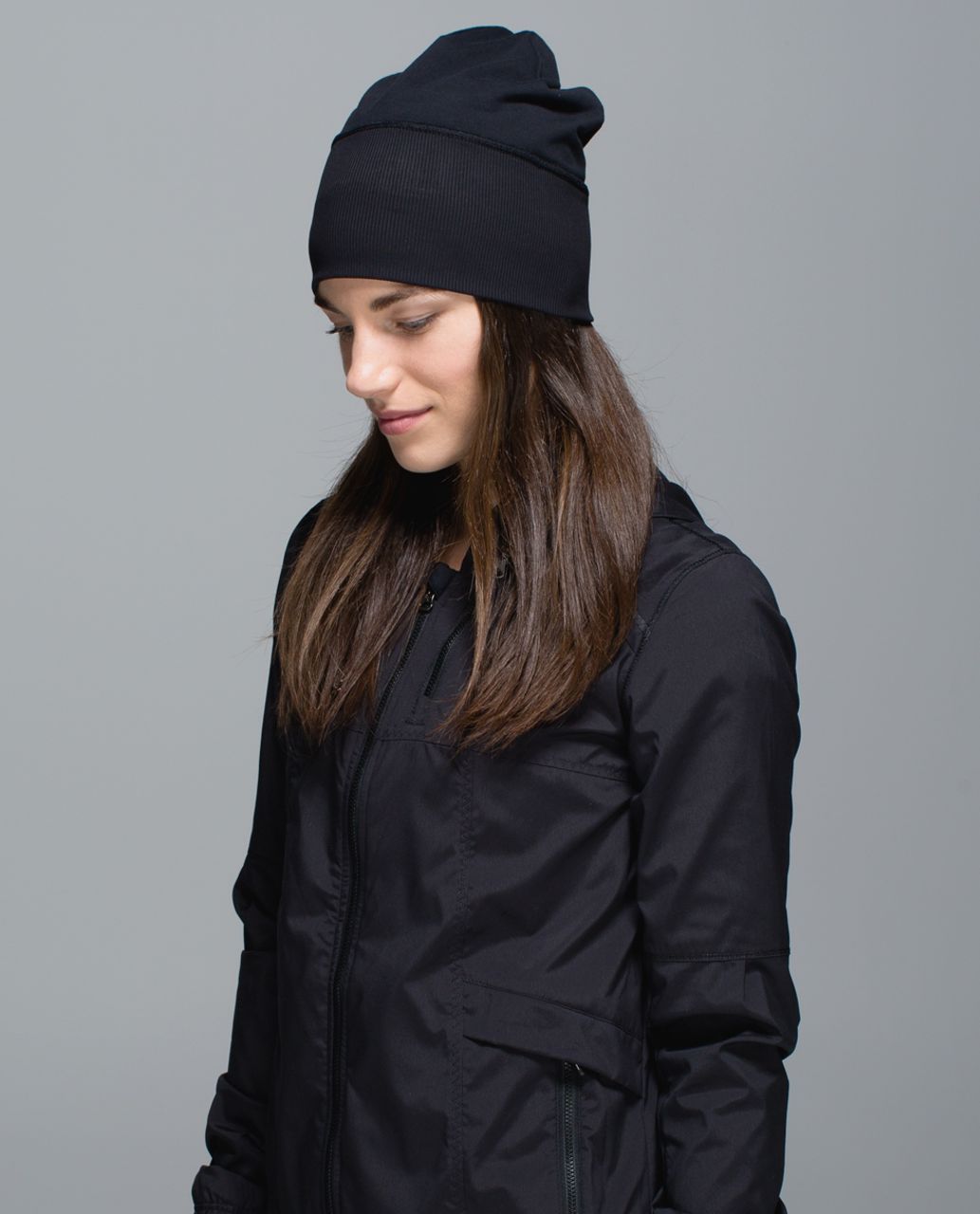 Lululemon Run With Me Toque *Reflective - Black