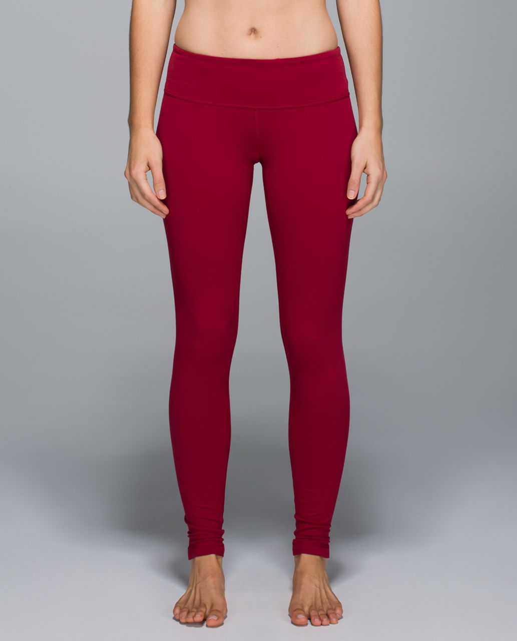 Lululemon Wunder Under Pant *Full-On Luon - Deepest Cranberry