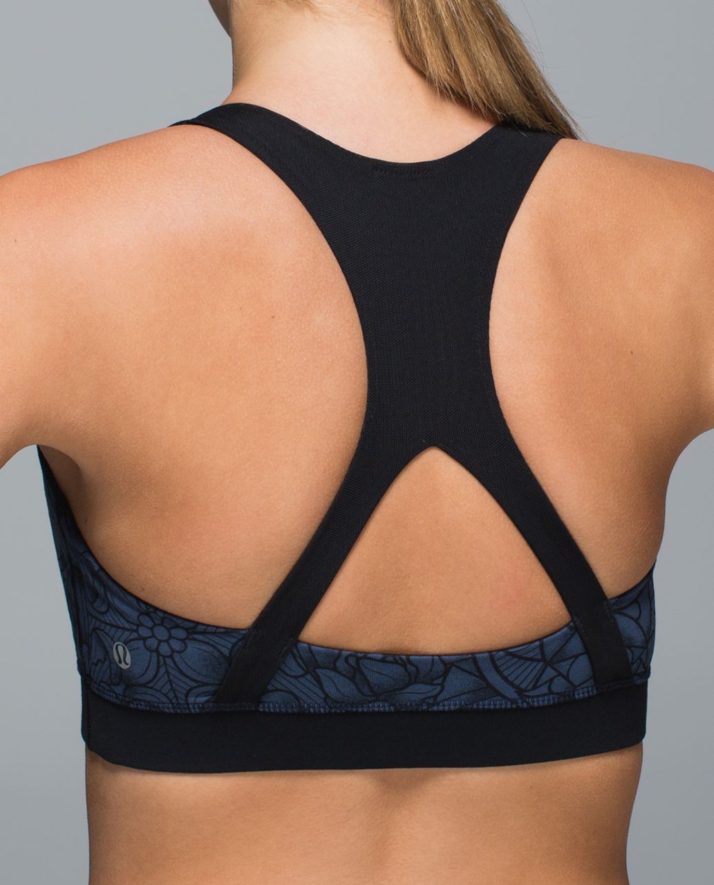 Lululemon 50 Rep Bra - Prisma Inkwell Black / Black